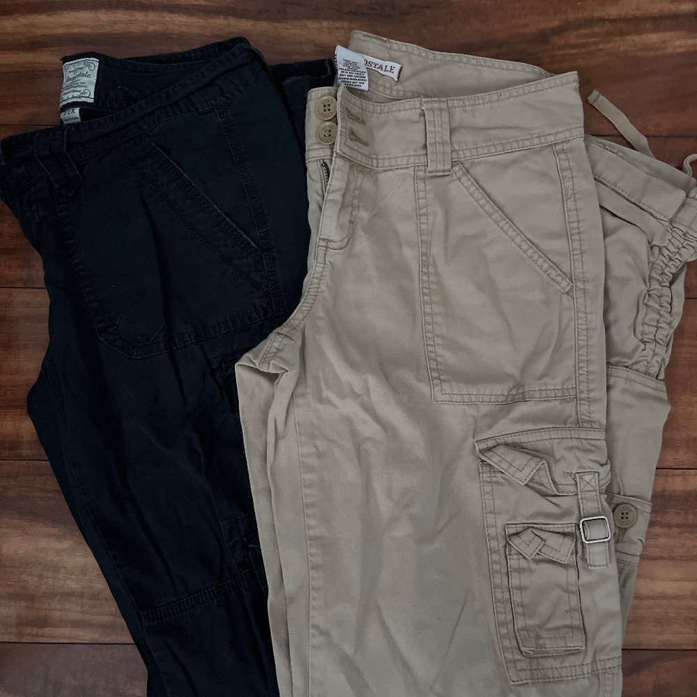 2 pair of girls Aeropostale Cargo pants size 1/2 R